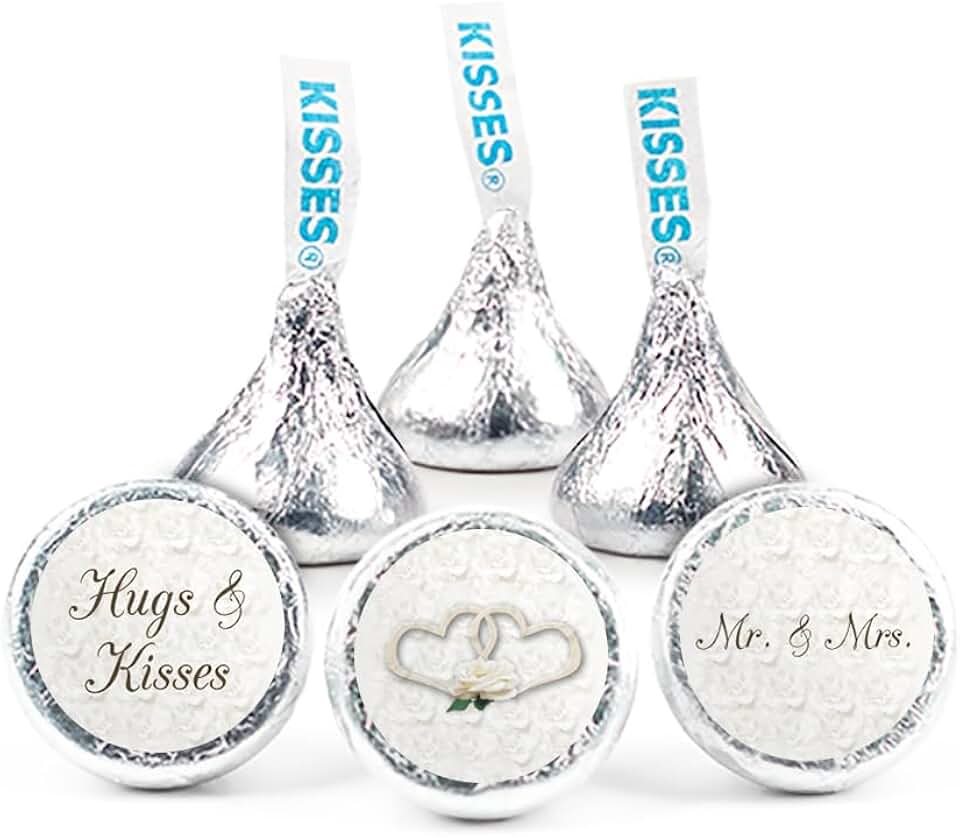 Three Sheets of 3/4 Inch Wedding Stickers