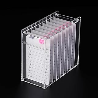 8-Layer Acrylic Eyelash Storage Organizer