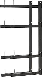 8-Level Wall-Mount Lumber Storage Rack