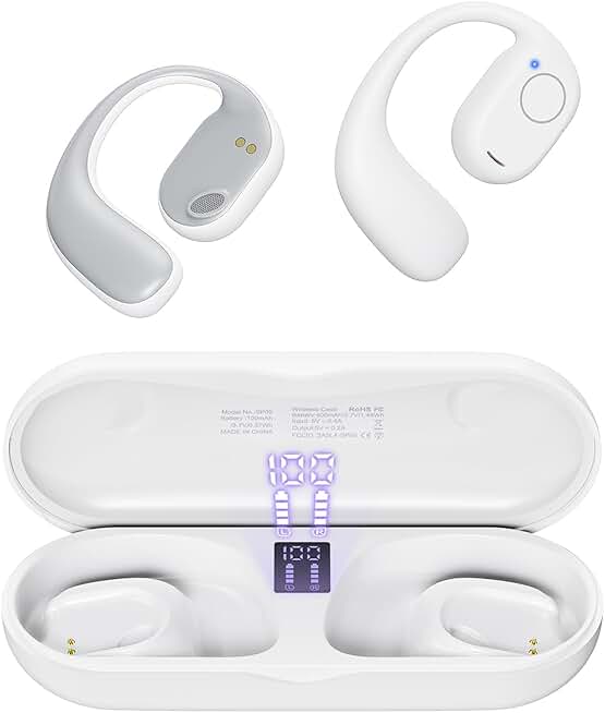 Open Ear Bluetooth Headphones with 40-Hour Playtime
