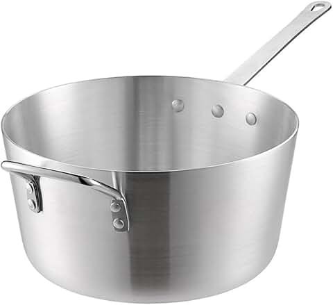 8.5 qt. Aluminum Tapered Sauce Pan with Handle