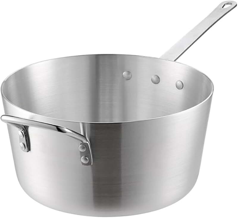 8.5 qt. Aluminum Tapered Sauce Pan with Handle