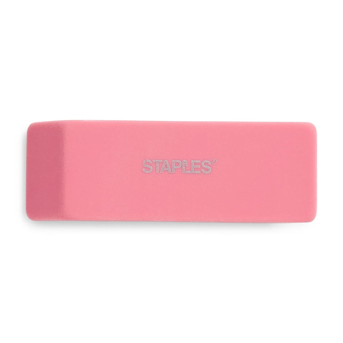 Pink wedge erasers, 3-pack