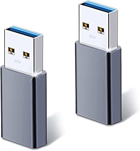 USB to USB C Adapter 2 Pack