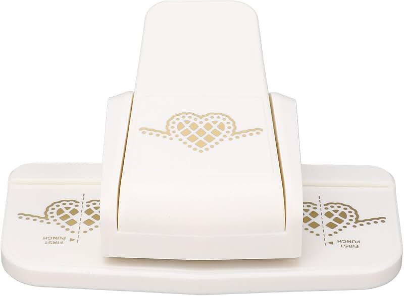 Large Heart Border Punch for Paper Crafts and Decorations