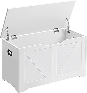 Storage Chest with Safety Hinges, 15.7x31.5x18.1 Inches