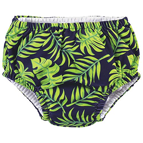 Uni   Swim Diapers, Tropical Leaves, 0-6 Months
