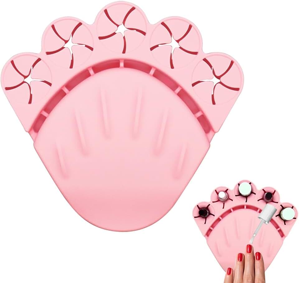 Anti Spill Nail Polish Bottle Holder and Manicure Stand