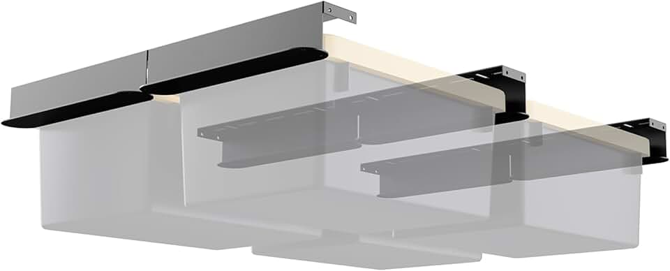 Three Heavy Duty Overhead Garage Storage Racks