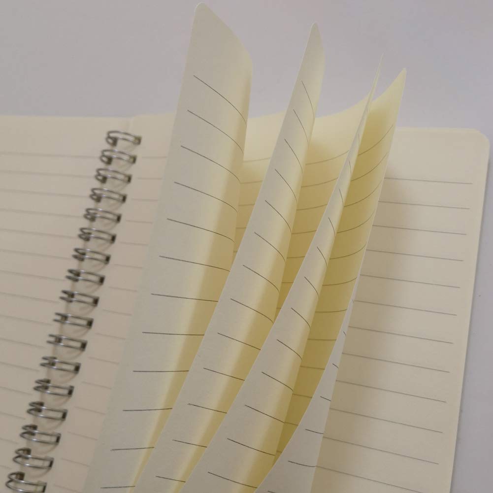 Set of 5 A5 Hardcover Spiral Notebooks with 140 Pages