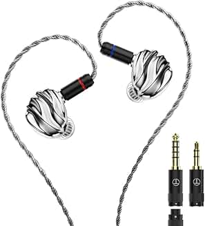 Shell 4DD Planar Hybrid Earphones with Detachable Cable