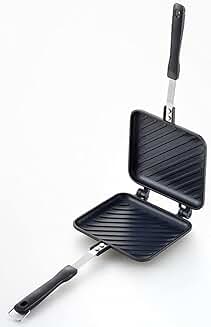 Non-Stick Panini Grill Pan Set for Home and Camping
