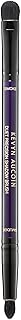 Dual-ended eye shadow brush for blending and smoky eyes