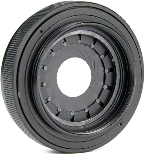 Adjustable 1.5-26mm Iris Diaphragm Lens Adapter Ring
