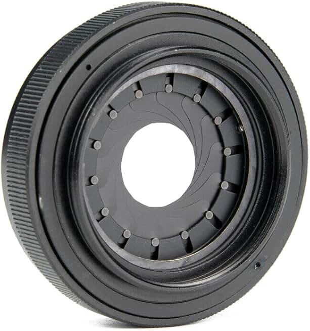 Adjustable 1.5-26mm Iris Diaphragm Lens Adapter Ring