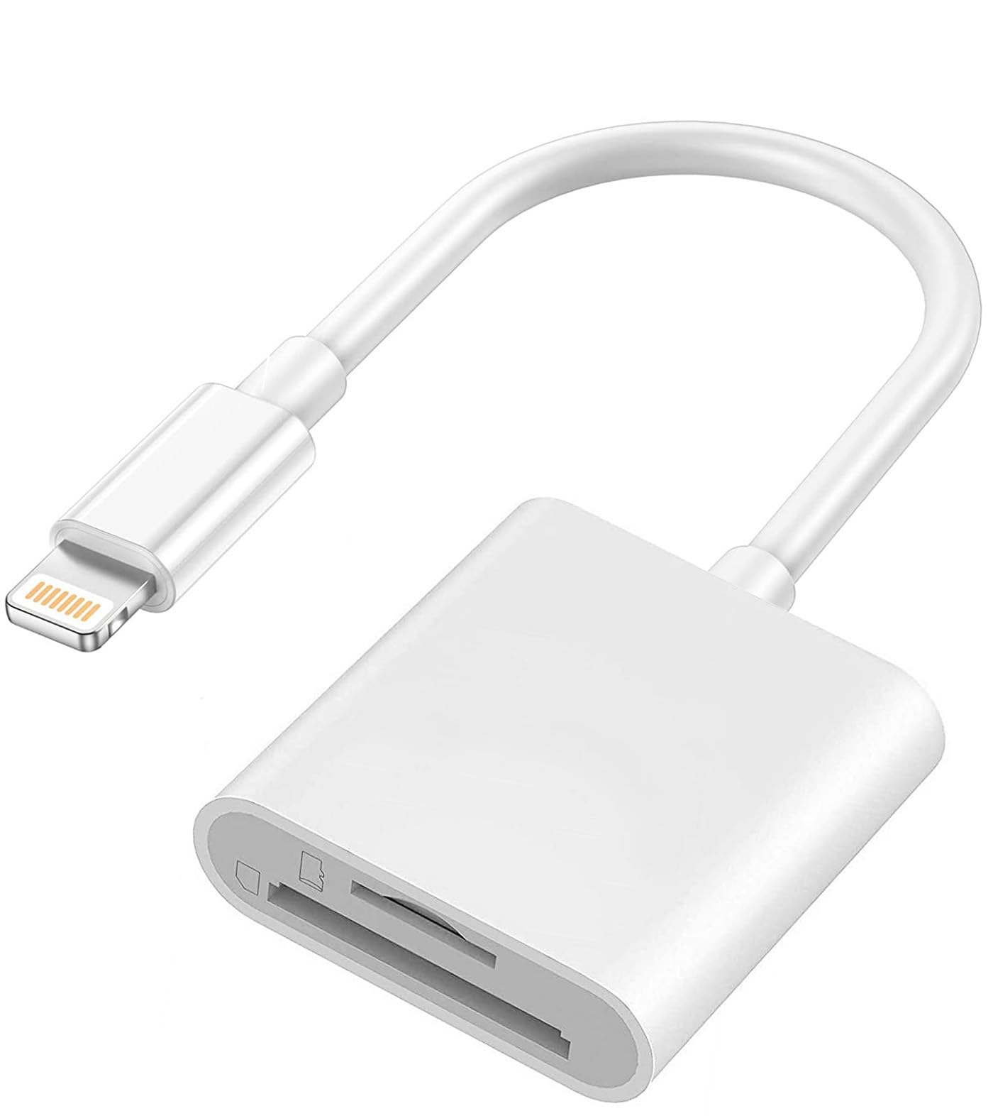 Lightning to SD and TF card reader adapter
