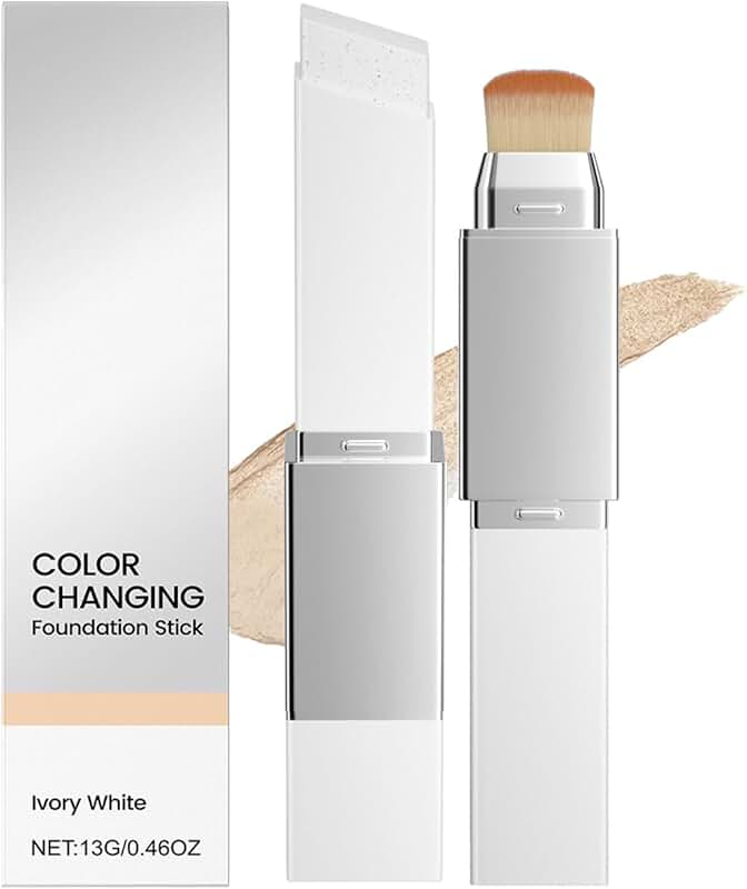 Color Changing Foundation Stick with Built-in Brush