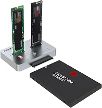 M.2 NVMe to SATA & HDD Cloning Dock with USB-C