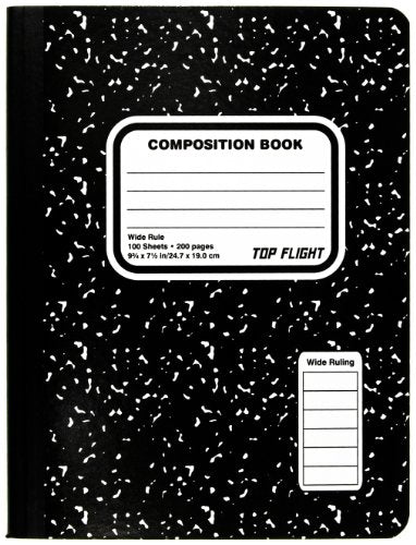 Wide Rule Composition Book, 100 Sheets