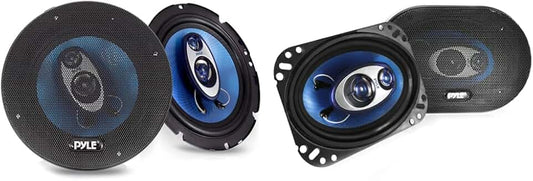 4x6 Three-Way Sound Speaker System, 240W Pair