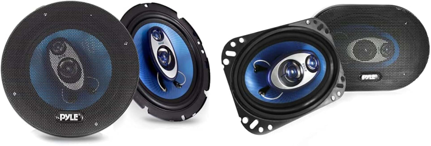 4x6 Three-Way Sound Speaker System, 240W Pair