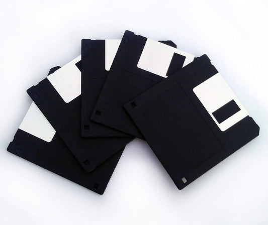 50 Floppy Disks. 3.5 inch Diskettes. Formatted 1.44 MB DS/HD MF-2HD. Manufactured in 2011.