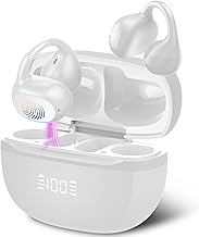 Wireless Open Ear Earbuds with 48H Playtime and Waterproof Design