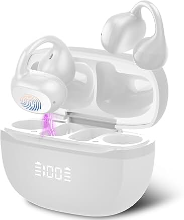 Wireless Open Ear Earbuds with 48H Playtime and Waterproof Design