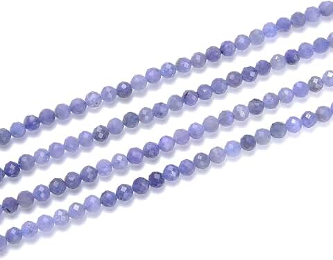 Natural Purple Tanzanite Beads for Jewelry Making