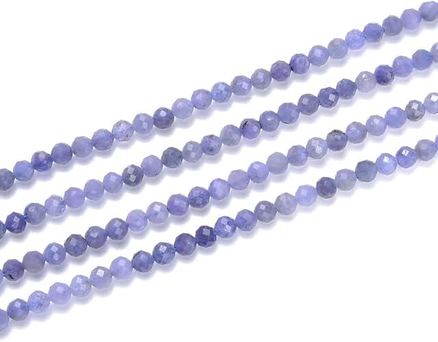 Natural Purple Tanzanite Beads for Jewelry Making