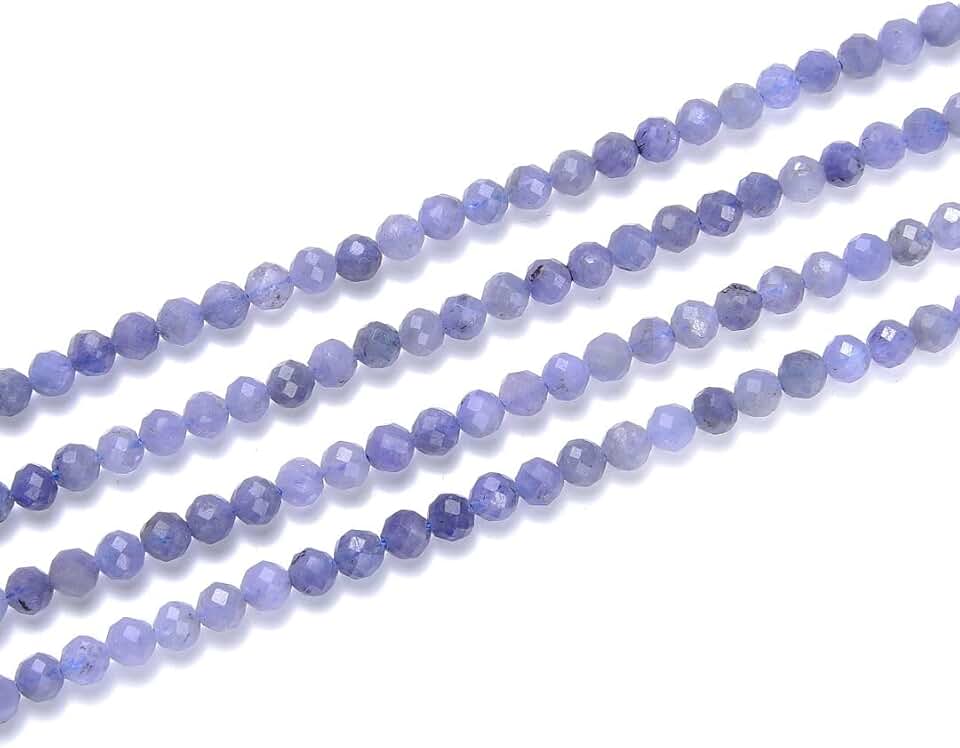 Natural Purple Tanzanite Beads for Jewelry Making