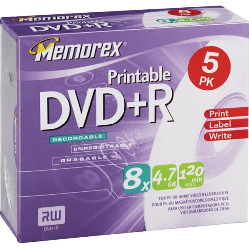 5PK DVD+R 4.7 GB 10 MM Jewel (32024739)