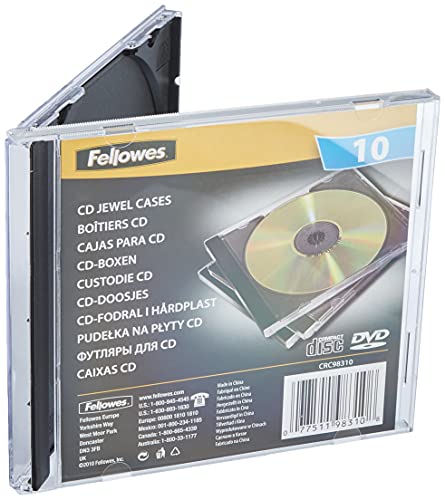 CDR Jewel Case Clear Pack of 10 (Discontinued by Manufacturer)