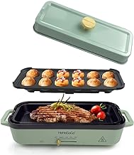 Multifunctional Electric Griddle with Interchangeable Pans