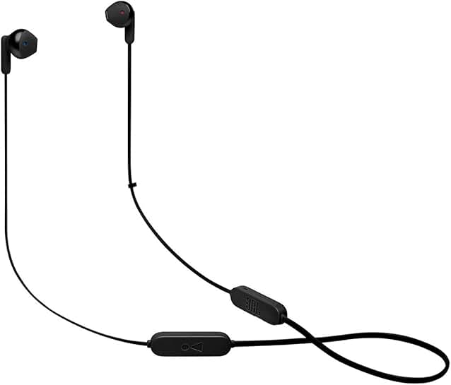 Wireless in-ear headphones with mic, remote, and flat cable
