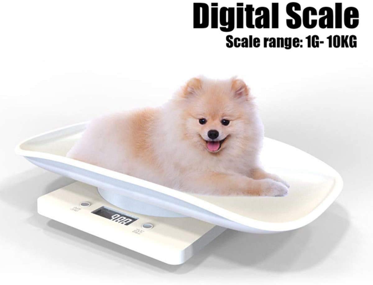 Pet Scale, Digital Body Weight Bathroom Scale, Multi-Function Baby Scale, Measure Weight Accurately(Max: 22 s), Perfect for Toddler/Puppy/Cat/Dog/Adult