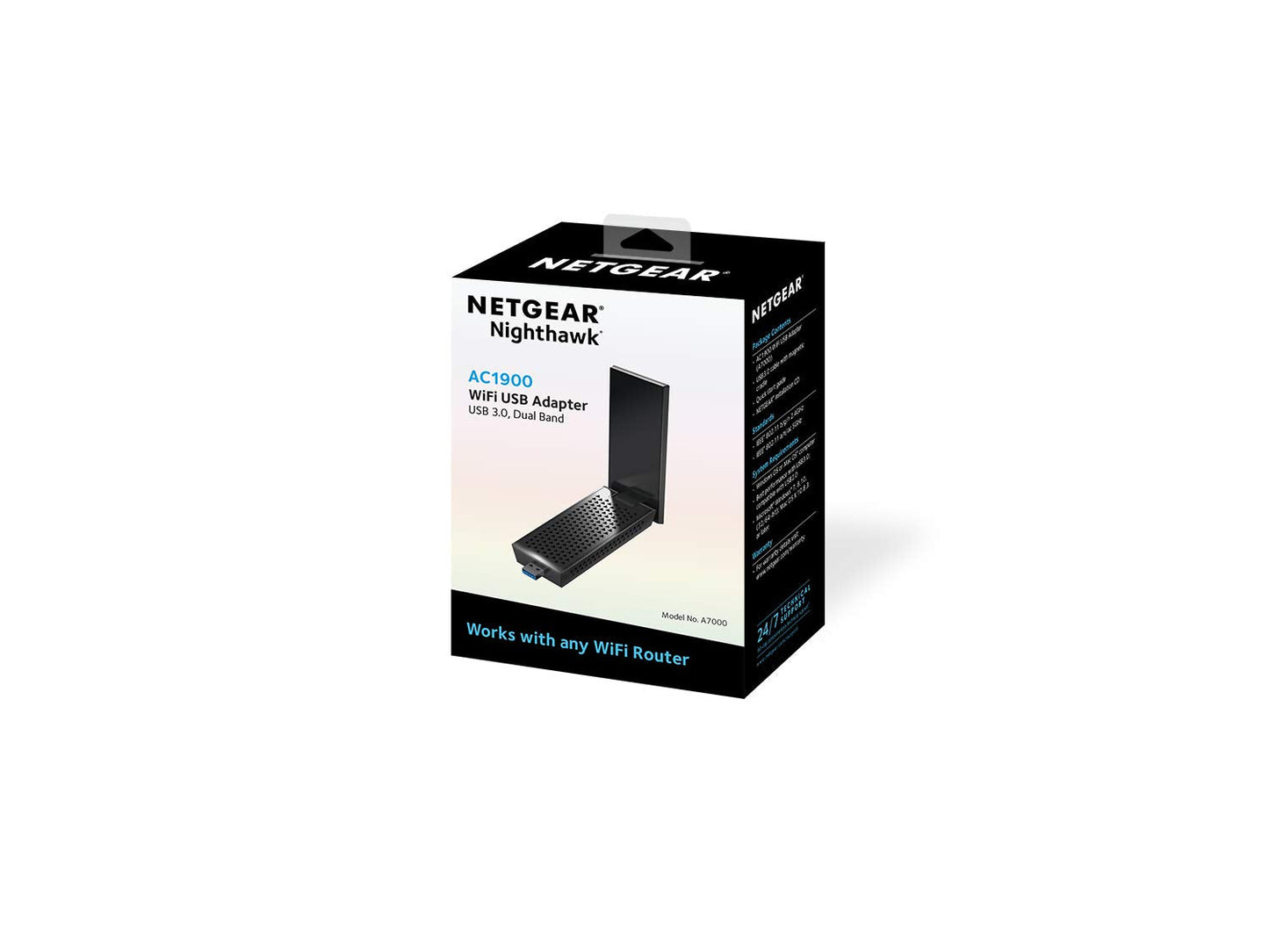 AC1900 Wi-Fi USB 3.0 Adapter for Desktop PC | Dual Band Wifi Stick for Wireless internet (A7000-10000S)
