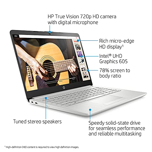 Flagship 2019 14" FHD Laptop | Intel Quad-Core Pentium Silver N5000 Up to 2.7Ghz |4GB DDR4 | 64GB eMMC SSD | Office 365 Personal-1yr | Win 10 S| Support up to 256G Micro SD Extra Storage