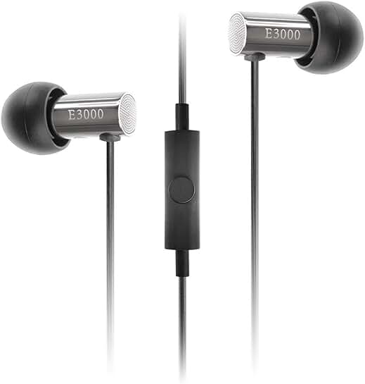 In-Ear Isolating Earphones with Controls and Microphone