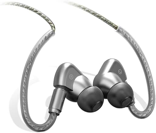Wired Earbuds with Microphone and Detachable Cable