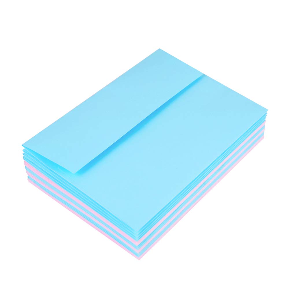 100 Baby Blue A7 Envelopes for Invitations