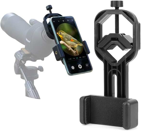 Phone Adapter Mount for Telescopes and Binoculars
