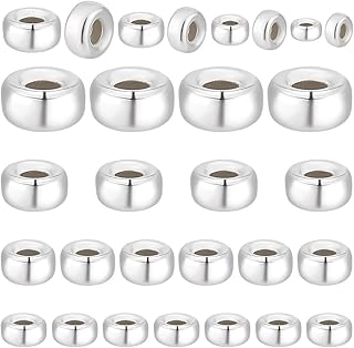 35pcs Sterling Silver Beads for Jewelry Making