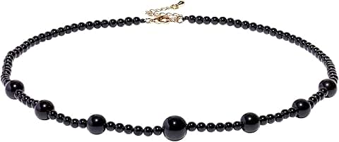 Simple Boho Crystal Beaded Necklace for Women