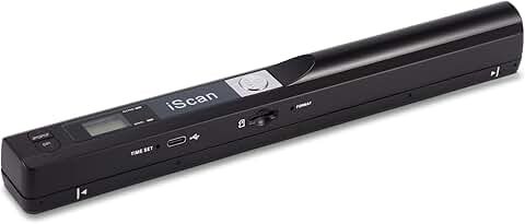 Handheld Portable Document Scanner with 900DPI and 16GB Card