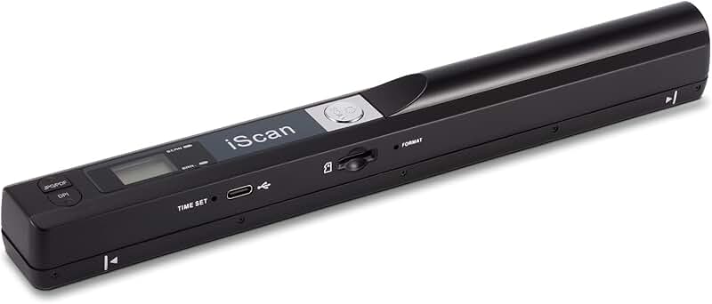 Handheld Portable Document Scanner with 900DPI and 16GB Card