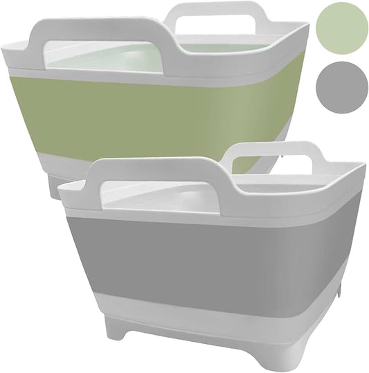 Large Light Green Rotating Makeup and Skincare Organizer