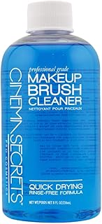 Blue Vanilla Makeup Brush Cleaner, Quick-Drying, Rinse-Free