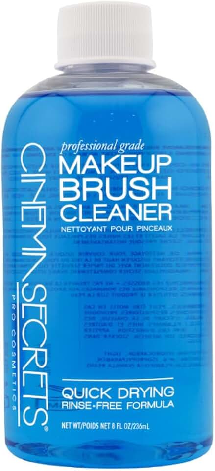 Blue Vanilla Makeup Brush Cleaner, Quick-Drying, Rinse-Free