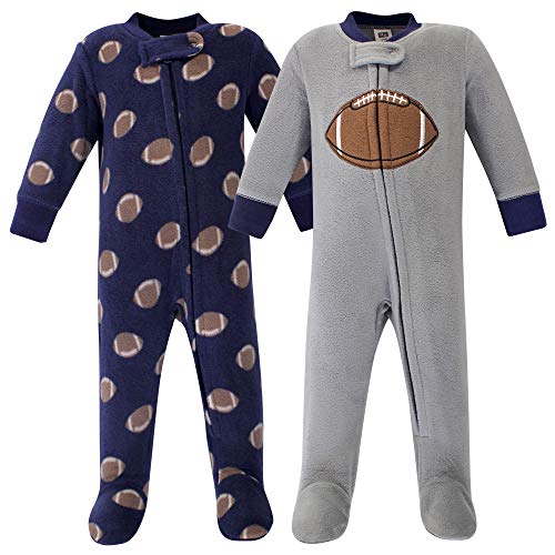 Uni   Fleece Sleep and Play Football, 0-3 Months